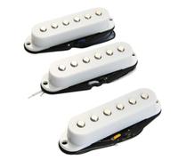 Kepgapo Pastillas de Bobina Simple Pastillas de Guitarra Pastillas Planas con Clip de Alambre de Plástico Accesorios para Instrumentos Musicales