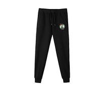 KEPL Pantalones de Baloncesto Unisex Celtics Negro Pantalones de Deporte Sueltos Pantalones cómodos al Aire Libre, Pantalones de Entrenamiento Casual, XL