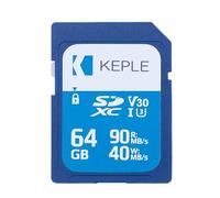 Keple 64GB 32Go SD Tarjeta de Memoria di Quick Speed SD Card Compatible con Canon Powershot SX170 IS, SX510 HS, SX600 HS, G1 X, S110, G15, S120, G16 SLR Digital Kamera | 64GB UHS-1 U1 SDXC Karte