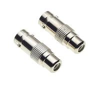 Keple Acoplador De BNC A Phono, Adaptador De Enchufe Hembra BNC A Enchufe Hembra Phono, Conector RCA A BNC, Paquete De 2