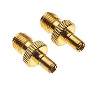 Keple Adaptador Coaxial De Enchufe SMA Chapado En Oro A Enchufe Tipo TS9 - Adaptador De Antena RF Coaxial 4G LTE Macho A Hembra Recto para Banda Ancha Móvil HSDPA 2G 3G UMTS - Paquete De 2