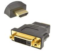 Keple Adaptador de DVI a HDMI (DVI-D Dual Link 24+1) Adaptador DVI Hembra e HDMI Macho con Cable Chapado en Oro Convertidor 1080P Full HD Adaptador Hdmi a Scart