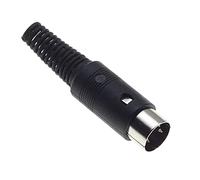 Keple Adaptador De Enchufe DIN De 4 Pines - Macho Conector AV De Audio DIN para Soldar