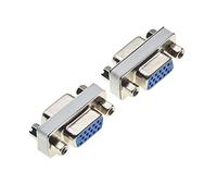 Keple Adaptador de VGA Hembra a Hembra, Paquete de 2 - Acoplador SVGA, Extensor de Cable de Cambio de género VGA de 15 vías