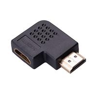 Keple Adaptador HDMI de 90° Grados, HDMI Femenino a HDMI Masculino Horizontal Angular convertidor para Computadora, Consola PS, PC, Monitor, TV, HDTV, Cajas de Android, DVD