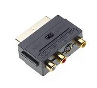 Keple Adaptador SCART, Paquete de 2-1x SCART, 3X RCA Audio Adapter Converter