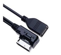 Keple AMI MDI a USB Hembra Adaptador de Cable de Interfaz de Medios Musicales | Compatible con Audi A6L Q5 Q7 A8 S5 A5 A4L A3 Tiguan GTI CC Magotan Skoda Fabia Octavia Vehicle Radio | 1m
