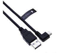 Keple Ángulo Recto Mini USB Cable Mini USB a USB A 2.0 Macho Transferencia de Datos Cargador Compatible con Garmin nuvi 2445/2455 / 2460T / 2475LT / 2496LMT / 2515 / 2595LMT | 1M