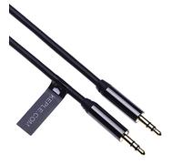 Keple Aux Audio Cable Macho a Macho Stereo 3.5mm Prima Auxiliar Jack Cable Compatible con Android Teléfonos, Portatil Bluetooth Altavoces, Audifonos Inalambricos, Tabletas, Auriculares, MP3 (0.5M)