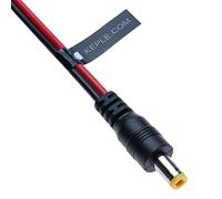 Keple Cable de extensión de energía DC macho de 2.1mm / 5.5mm a la punta desnuda Enchufe el conector de cable barril compatible con CCTV, DVR, LED, monitor de 0.3m