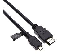 Keple Cable Micro HDMI Alta Velocidad Micro HDMI (Tipo D) a HDMI (Tipo A) Cable Compatible con Conectar Assus | BlackBerry | Canon | Olympus | Panasonic | Sony | Richo (2m/6.6FT)