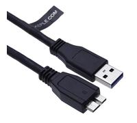Keple Cable USB 3.0 Micro B Compatible con HGST Touro, Mobile MX3 LaCie Rugged Mini, WD My Passport Air, LaCie Rugged Triple 301984, Seagate Backup Plus Slim/Expansion (0.5m)