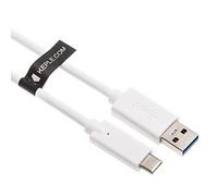 Keple Cable USB Tipo C 3.0 Compatible con Go Pro Hero5 Hero 5, Huawei Mate 9, LG Nexus 5X, Huawei Nexus 6P, Gionee S6, LeEco Le Max 2 USB C a USB A de Carga y Sincronización rápido 3.1 (2m/ blanco)