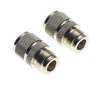 Keple N-Type Socket To UHF Plug - Male PL259 Female RF Coax Adapter Coaxial Connector Type Adapter - Paquete De 2