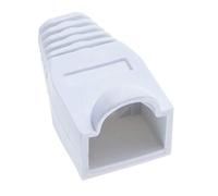 Keple RJ45 Protector Funda Cable de Red LAN Ethernet Enchufe Plástico Bota Terminale Cubierta | Funda RJ45 para Cat6 Cat6e Cat5 Cat5e Cable de Red | Blanco, 50 Unidades