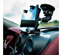 Keple Soporte Tablet Coche Parabrisas con rotación de 360 Grados Compatible con Samsung Galaxy Tab Active/Note, Amazon Fire/Kindle Fire, Microsoft Surface Pro 4, Tesco HUDL, Apple iPad/IdeaTab/Yoga