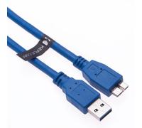 Keple USB 3.0 A a Micro B Cable Compatible con Toshiba Canvio Basics, Ready, HDTB305EK3AA, HDTB310EK3AA, HDTD210ES3EA, HDTU110EKWC1 | StoreJet 25M3, 25H3, 25A3, 25D3, 25S3, 35T3, 35U3, 100 (3m)