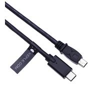 Keple USB C/Tipo C Mini USB Cable Compatible con Nuvi 200, 200W, 205, 205W, 250, 250W, 255, 255W, 260, 260W, 265T, 265WT, 270, 275T, 285WT, 350, 360, 370, 465T, 500, 550, 600, 610, 650 Sat Nav 1m
