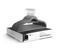 KEPLIN Paquete de 20 Perchas de Terciopelo Antideslizantes con Barra de Corbata y Gancho de 360°, duraderas y Resistentes, organizadores de Armario Que ahorran Espacio para Trajes, Chaquetas y Ropa,