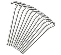 Keplin Paquete de 50 Pinzas de aleación de Acero para Tienda de campaña, 23 cm, Resistentes a la Intemperie, sin óxido, versátiles, Resistentes y duraderos, Ganchos de Metal para Camping, cenadores