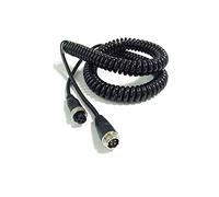 KEPOHK Cable de extensión de 4 pines de línea de resorte de aviación de video para automóvil de 5 M 6 M 8 M 10 M para remolque de camión con cámara de visión trasera