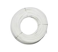 KEPOHK Cable de silicona resistente al calor 12AWG 13 14 15 16awg 17 18 20 22 24 26 28 30 AWG alta temperatura 200 ° resistente al frío -60 ° 12AWG-1 metros Blanco