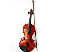 KEPOHK Tamaño completo 4/4 3/4 1/2 1/4 1/8 Violín para principiantes de violín para estudiantes de madera maciza para niños Kit de inicio 1 4