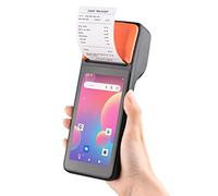 keppy Impresora de recibos de mano 3G POS Android 8.1 1D/2D Escáner de código de barras PDA Puerto terminal 3G WiFi BT Comunicación con toques de 5.0 pulgadas n 58mm de ancho Impresión de etiquetas