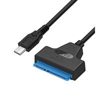 Keptfeet Adaptador para USB a SA-TA - Disco Duro Sa-ta III a USB 22 Pines | para Unidad Disco Duro 2,5",Cable convertidor USB 3.0 y Tipo C a SA-TA para Ordenadores, portátiles