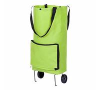 Keptfeet la Compra Plegable,Bolsa Reutilizable para comestibles - Carro Plegable Compras, Carro Plegable Gran Capacidad con Bolsa Compras Extra GranServicio Lavandería
