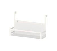 Kepuarm Cesta Repisa Colgante, Armario de Cocina Sobre la Cesta de Almacenamiento de la Puerta para Armario Carrito de ducha colgante para Puerta de Armario en Pared de Cocina, Despensa (Blanco-01)