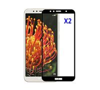 Kepuch 2 Paquetes Vidrio Templado Protector de Pantalla para Huawei Y6 2018