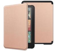 Kepuch Custer Funda para Kindle Paperwhite 12th 2024, Paperwhite Signature Edition 12th, Colorsoft Signature Edition 1st,Slim Smart Cover Fundas Carcasa Case Protectora de PU-Cuero - Rose Oro