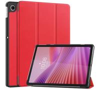 Kepuch Custer Funda para Lenovo Tab 10.1 TB311 2025 / Tab K10 2nd / K10C TB311FU,Slim Smart Cover Fundas Carcasa Case Protectora de PU-Cuero - Rojo