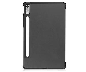 Kepuch Custer Funda para Lenovo Tab P11 Pro 2nd 2022 11.2" TB132FU TB138FC,Slim Smart Cover Fundas Carcasa Case Protectora de PU-Cuero para Lenovo Tab P11 Pro 2nd 2022 11.2" TB132FU TB138FC - Negro
