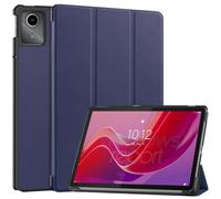 Kepuch Custer Funda para Leonvo Tab M11 TB330FU TB331FC, K11E 11" 2025, K11 TB-330/331FU,Slim Smart Cover Fundas Carcasa Case Protectora de PU-Cuero - Azul