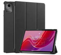 Kepuch Custer Funda para Leonvo Tab M11 TB330FU TB331FC, K11E 11" 2025, K11 TB-330/331FU,Slim Smart Cover Fundas Carcasa Case Protectora de PU-Cuero - Negro