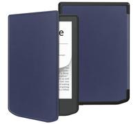 Kepuch Custer Funda para Pocketbook Verse Lite/Pro PB634 / PB629,Slim Smart Cover Fundas Carcasa Case Protectora de PU-Cuero - Azul