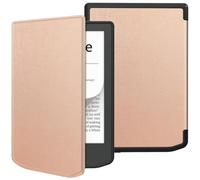Kepuch Custer Funda para Pocketbook Verse Lite/Pro PB634 / PB629,Slim Smart Cover Fundas Carcasa Case Protectora de PU-Cuero - Rose Oro