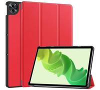 Kepuch Custer Funda para Realme Pad 2 11.5",Slim Smart Cover Fundas Carcasa Case Protectora de PU-Cuero - Rojo
