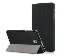 Kepuch Custer Funda para Samsung Galaxy Tab A 8.0 2017 T380 T385,Slim Smart Cover Fundas Carcasa Case Protectora de PU-Cuero para Samsung Galaxy Tab A 8.0 2017 T380 T385 - Negro
