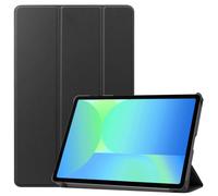 Kepuch Custer Funda para Samsung Galaxy Tab S9 FE 11" X510 X516B/S10 FE X520 X526B/S9 X710 X716B X718U/S10 Lite X400 X406B,Slim Smart Cover Fundas Carcasa Case Protectora de PU-Cuero - Negro