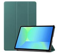 Kepuch Custer Funda para Samsung Galaxy Tab S9 FE 11" X510 X516B/S10 FE X520 X526B/S9 X710 X716B X718U/S10 Lite X400 X406B,Slim Smart Cover Fundas Carcasa Case Protectora de PU-Cuero - Verde