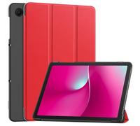Kepuch Custer Funda para T-Mobile Revvl Tab 2 Released 5G 10.1" 2025,Slim Smart Cover Fundas Carcasa Case Protectora de PU-Cuero - Rojo