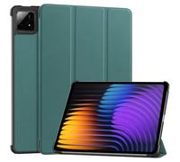 Kepuch Custer Funda para Xiaomi Pad 7/7 Pro 2024,Pad 8/8 Pro 2025,Poco X1 11.2",Slim Smart Cover Fundas Carcasa Case Protectora de PU-Cuero - Verde