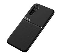 Kepuch Mowen Funda Case Carcasa Placa de Metal Incorporada para Huawei P40 Lite 5G/Nova 7 SE - Negro