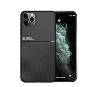 Kepuch Mowen Funda Case Carcasa Placa de Metal Incorporada para iPhone 11 - Negro