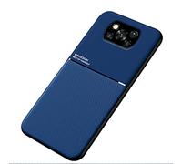 Kepuch Mowen Funda Case Carcasa Placa de Metal Incorporada para Xiaomi Poco X3 /X3 NFC - Azul