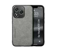 Kepuch Silklike Funda para Honor 400 Lite - Case Carcasa Placa de Metal Incorporada - Gris