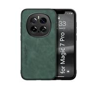 Kepuch Silklike Funda para Honor Magic 7 Pro - Case Carcasa Placa de Metal Incorporada - Verde